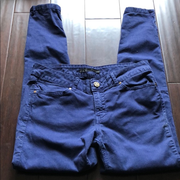 ankle zip skinny jeans